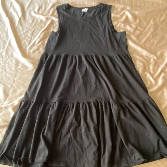 Black Tiered Dress - Picture 1 of 3